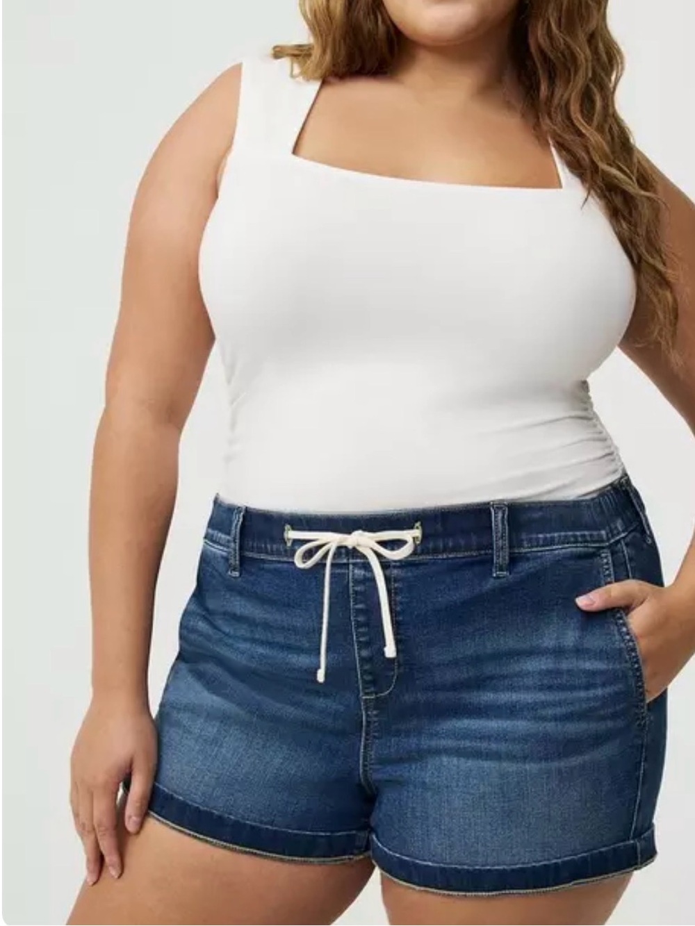 NWOT•Never Worn!! TWO Torrid 3.5” Mid Rise Shorts 00X , TORRID SIZE 10 Large - Picture 5 of 10